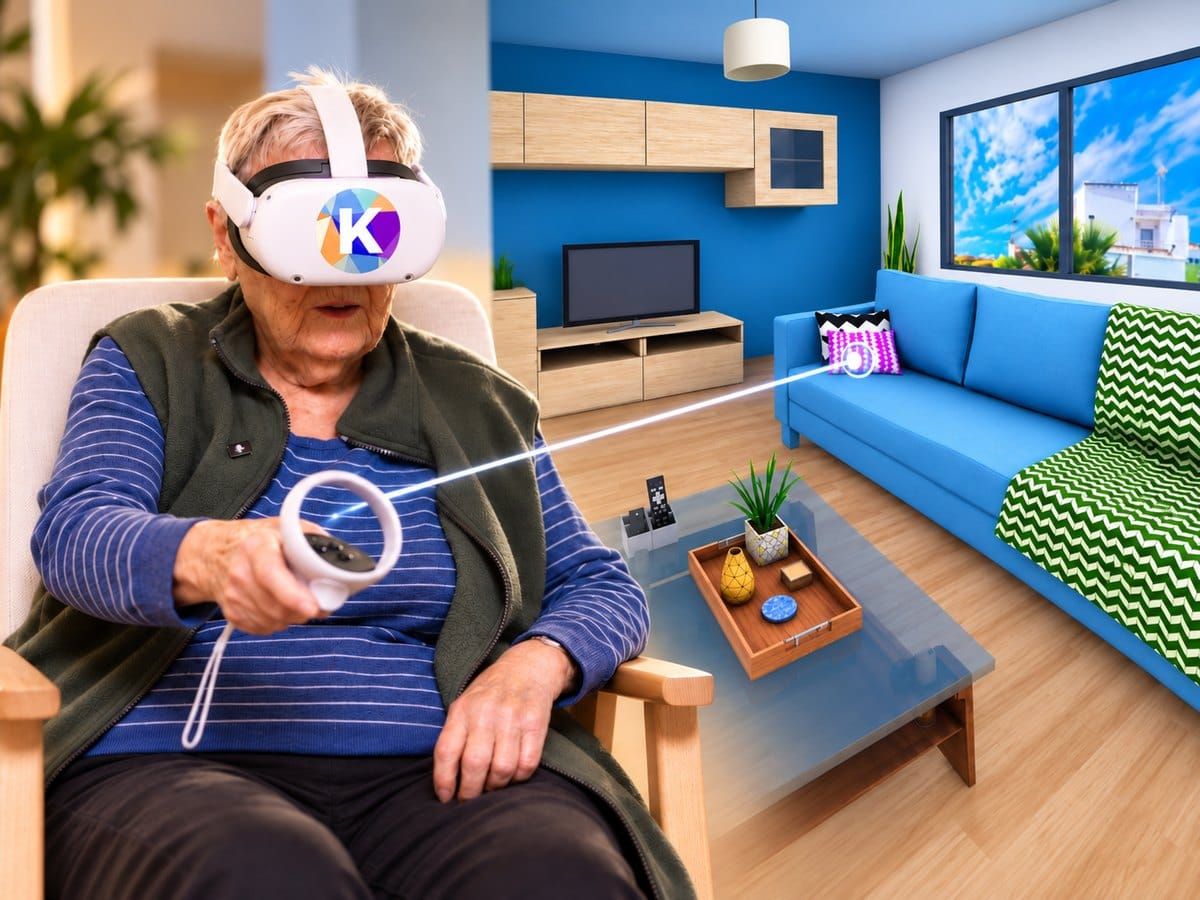 Kaleido Kognice — senior při používání